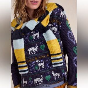 NWOT We the Free Blissful Layering Waffle Tee XL Navy Combo